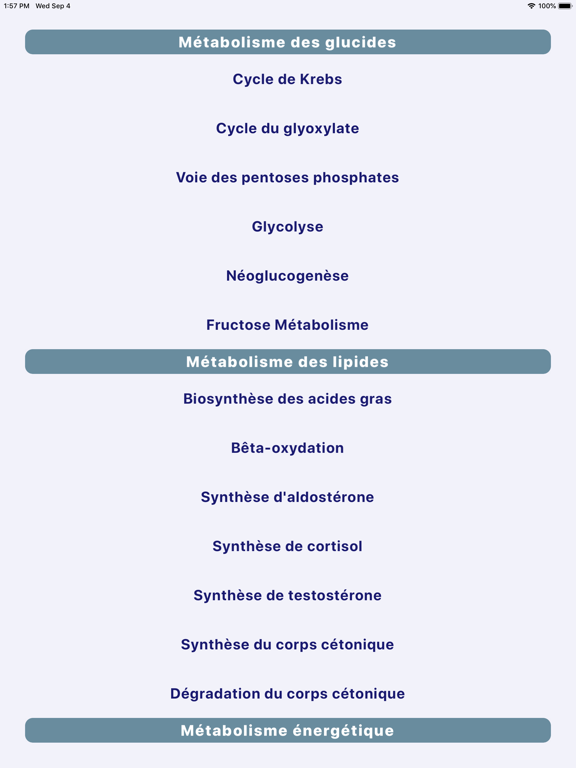 Screenshot #4 pour Metabolic Pathways