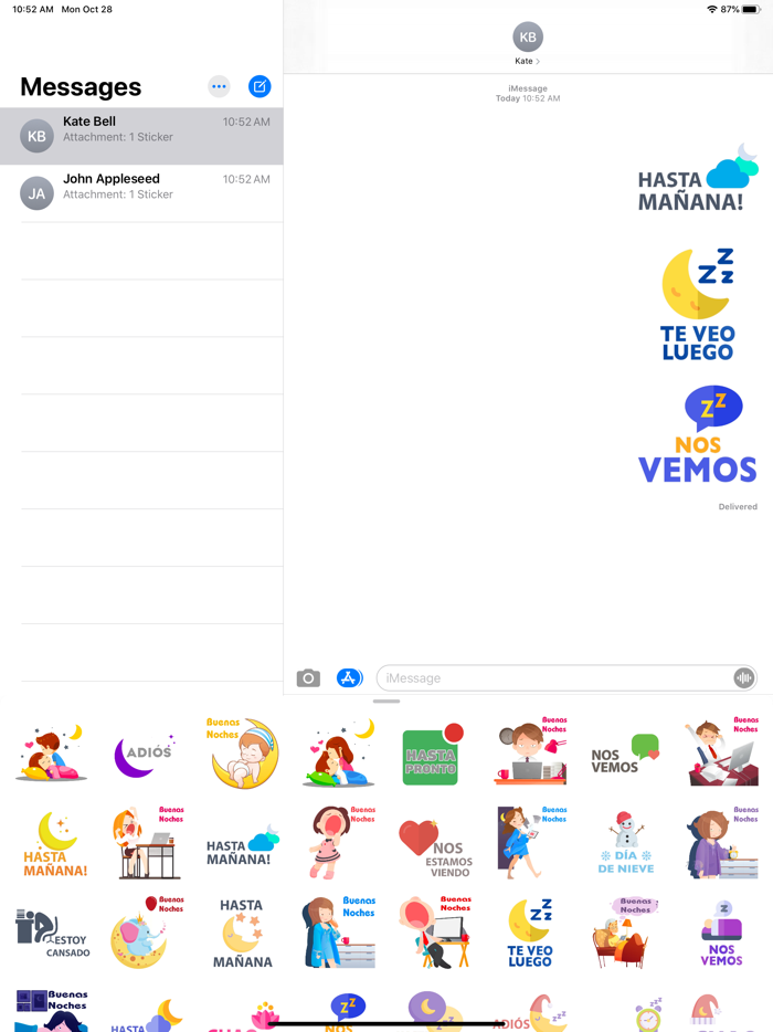 bonita noche pegatinas