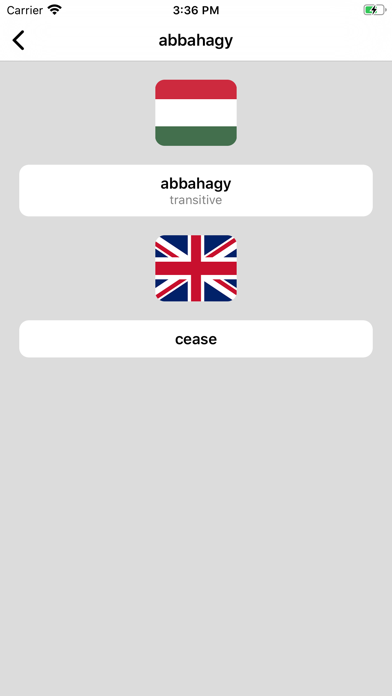 Hungarian/English Dictionary screenshot 2