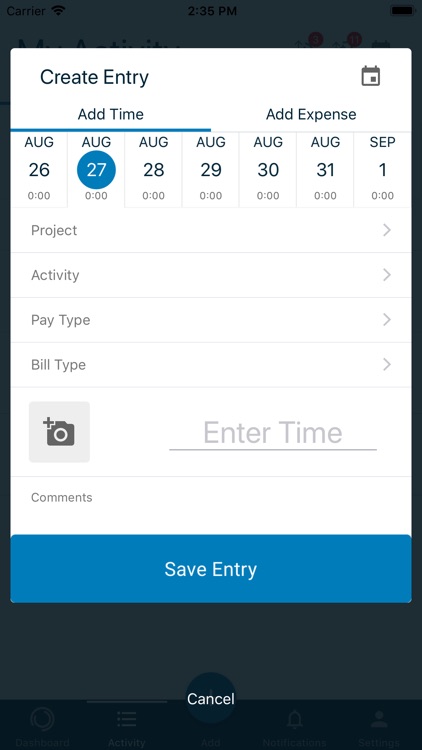 Journyx Mobile