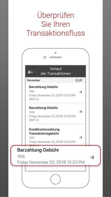 Driver app of Vancab Wien