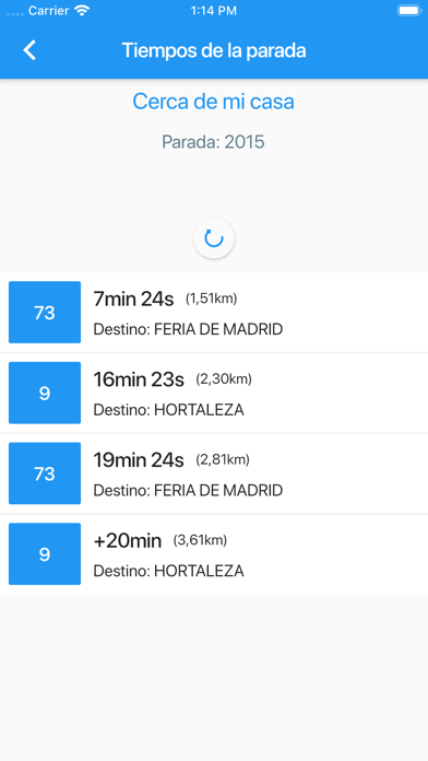 Espera Bus Madrid screenshot 3