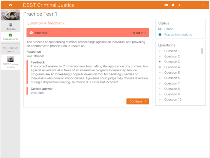 Petersons DSST  CLEP