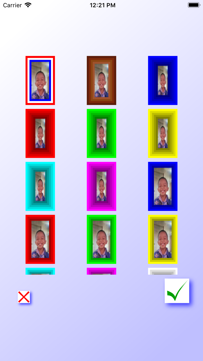 Colorful Curvy Frames