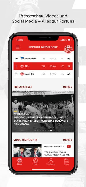 Fortuna Düsseldorf App(圖2)-速報App