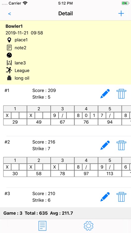 Scoreboard for duckpin Ultra