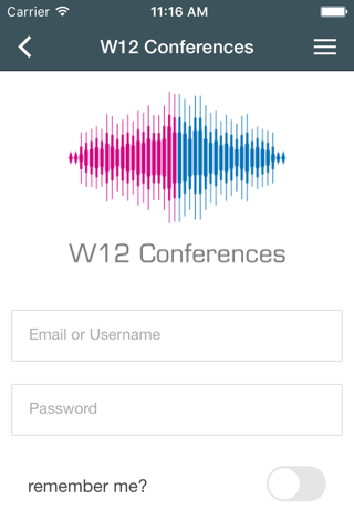 W12 Conferences Events screenshot 2