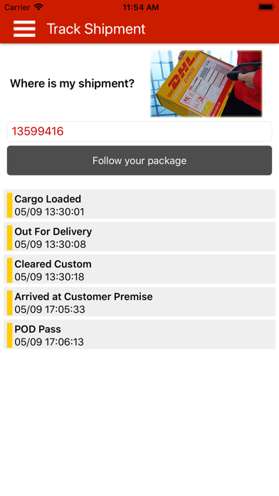 How to cancel & delete DHL RaCE Mobile from iphone & ipad 2