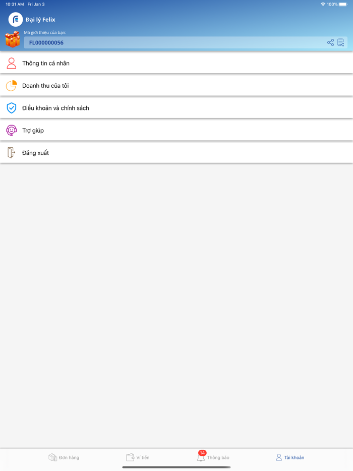 Felix - Dành điểm giao nhận