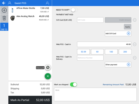 Retailer POS - POS for Magento screenshot 4