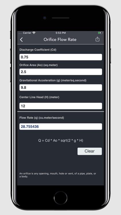 Fluid Mechanics Calculator screenshot-5