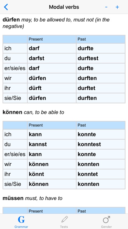 German Grammar with Tests screenshot-3