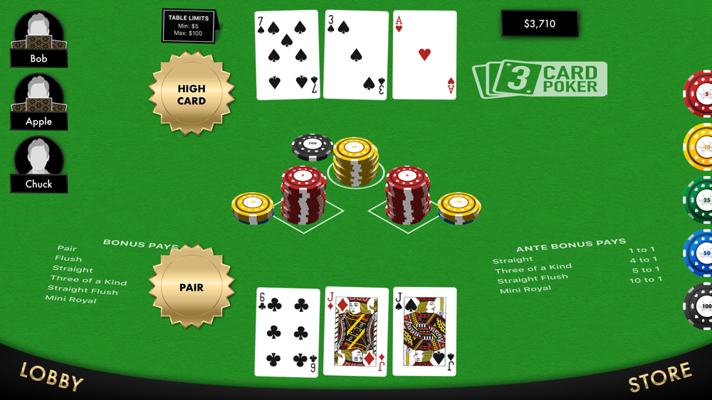 3 Card Poker Table Game App For Iphone Free Download 3 Card Poker Table Game For Iphone At Apppure