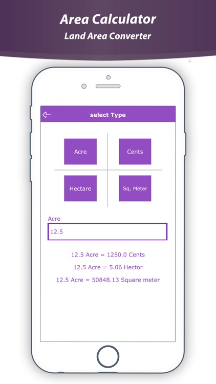 Area Calculator and converter