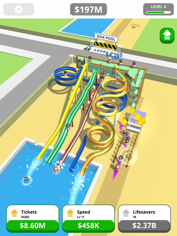 Idle Tap Splash Park для iPad