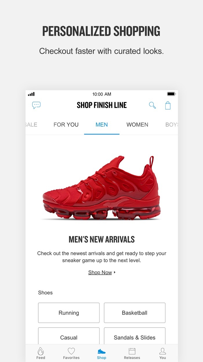 Finish Line – Status