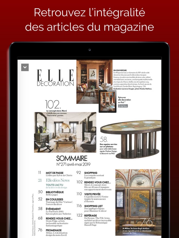 ELLE Décoration Magazine screenshot 3