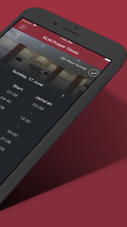 ELM Prayer Times Widget