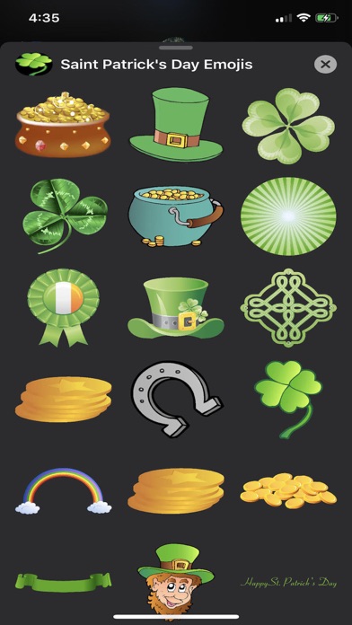 Saint Patrick's Day Emojis screenshot 3