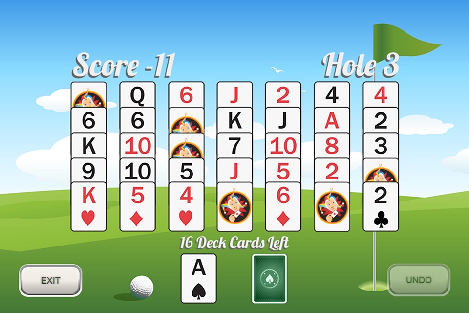 Golf Solitaire 18 screenshot 2