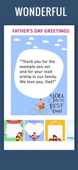 Game screenshot Father's day Cards & Greetings apk