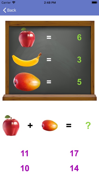 Fruit Mathematics