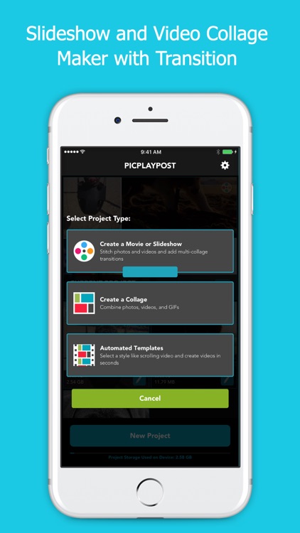 PicPlayPost Movie Video Editor screenshot-0