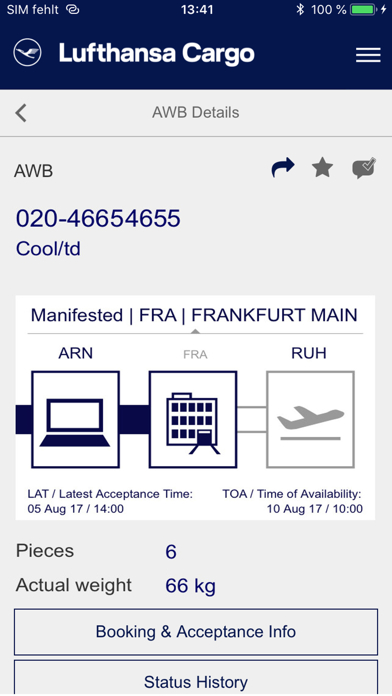 How to cancel & delete Lufthansa Cargo eServices from iphone & ipad 4