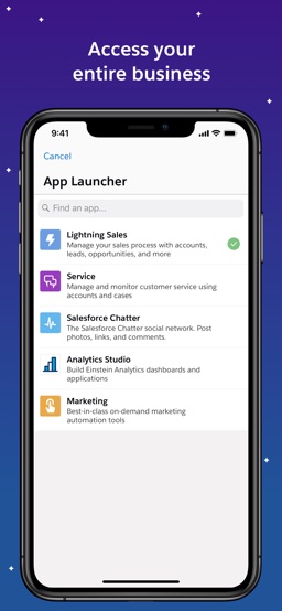 Salesforce app screenshot