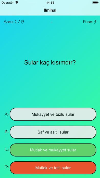 MektApp - Dini bilgi yarışması screenshot 4