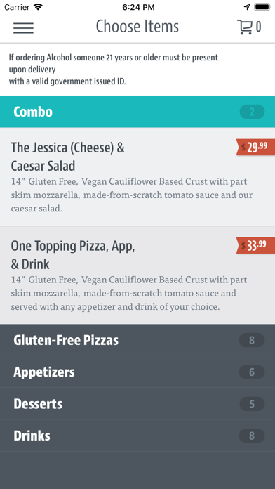 How to cancel & delete Skinny B Pizza from iphone & ipad 3