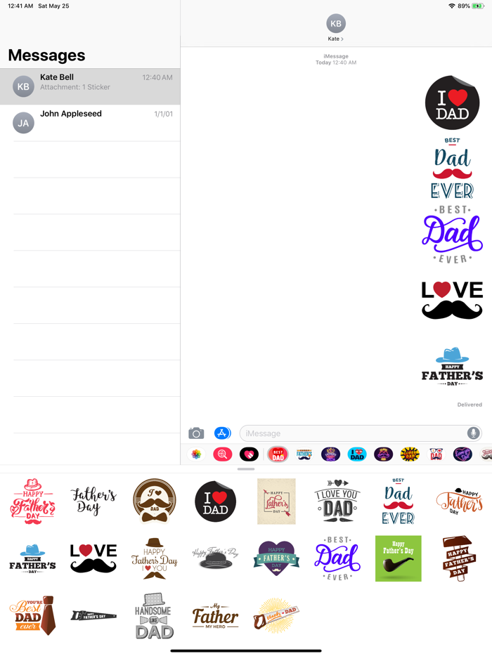 Happy Fathers Day Cards Pack