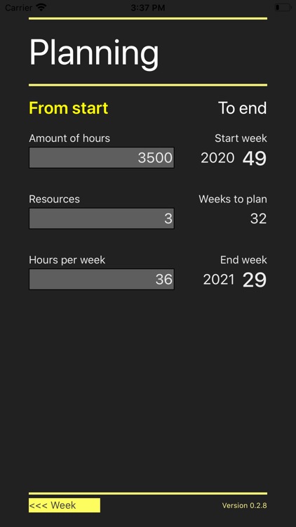 Week Number #