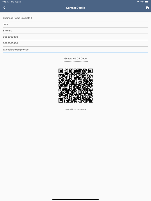 Screenshot #4 pour My BC QR Codes