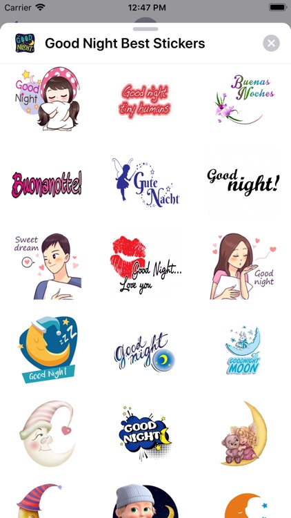 Good Night Best Stickers screenshot-3