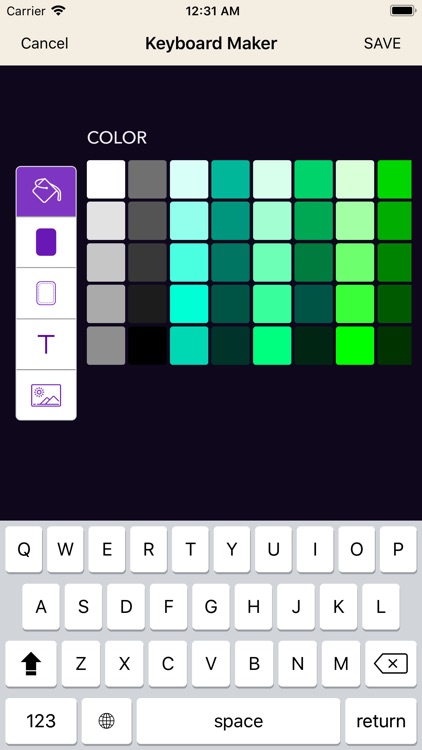 Color Keyboard - Fancy Themes screenshot-4