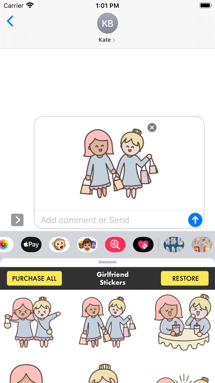 Girlfriend Stickers · screenshot-3