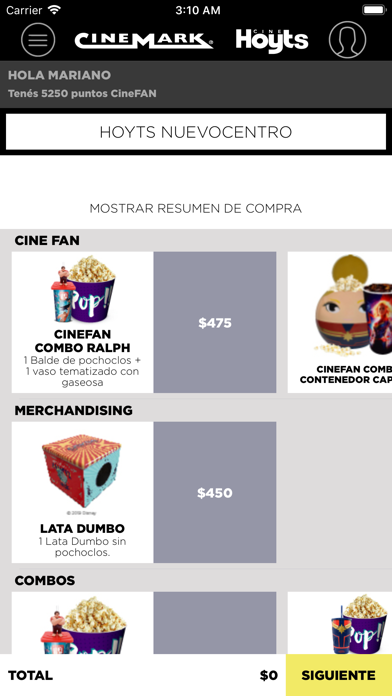 Cinemark Hoyts Argentina screenshot 3