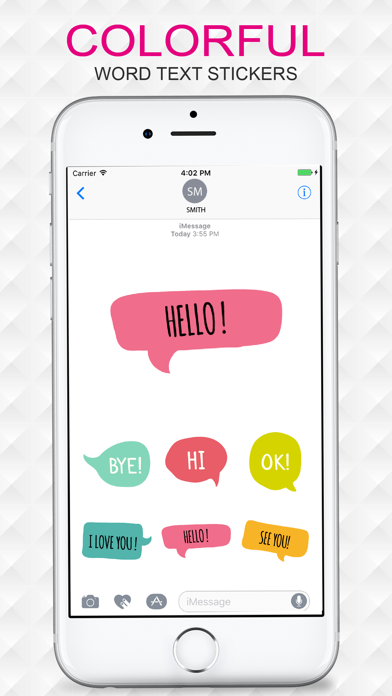 Colorful Text Stickers Pack screenshot 3
