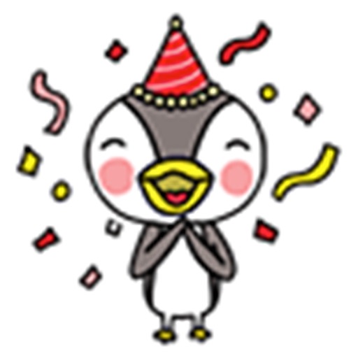 Yellow-billed Penguin sticker