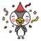 Yellow-billed Penguin sticker and joy decorate your life, make you active in chatting with your friend Messag, or you can click to share to your friends