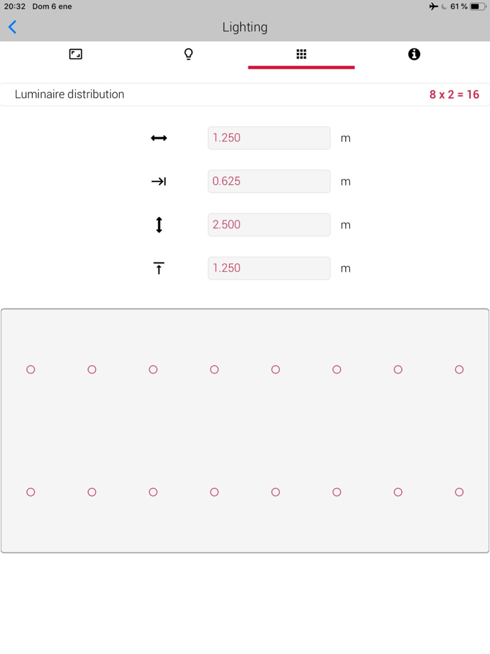 Calculation of lighting