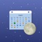 Moon Days Calendar app is a clever piece of modern tech that relies on some of the most fundamental science on the planet – the moon’s cycle