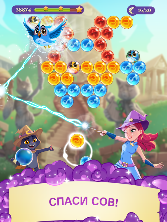 Bubble Witch 3 Saga на iPad