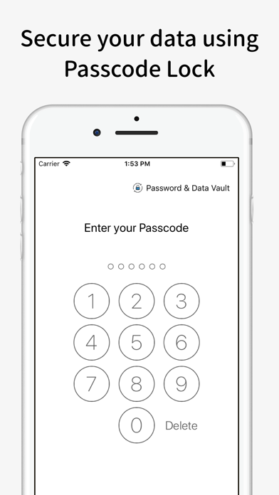 Password & Data Protection screenshot 4