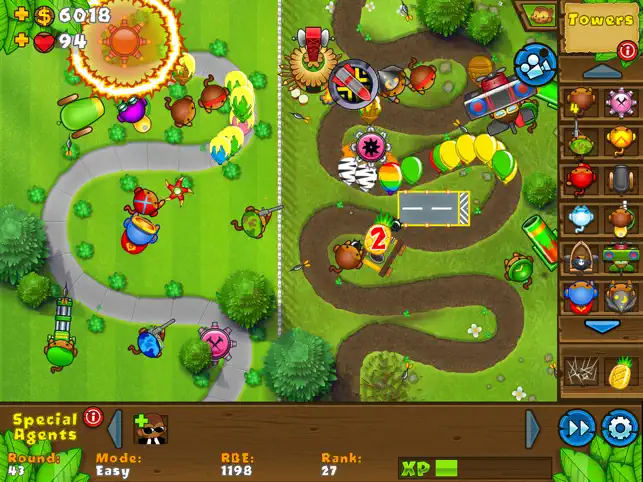 Bloons TD 5 HD, game for IOS