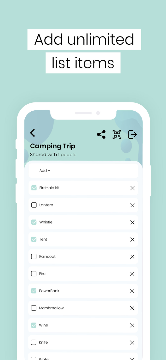 ListIn - Shared List
