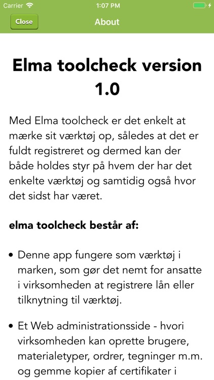 Elma Toolcheck