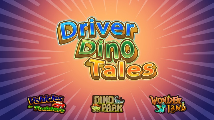 Driver Dino Tales Cute Puzzle screenshot-3