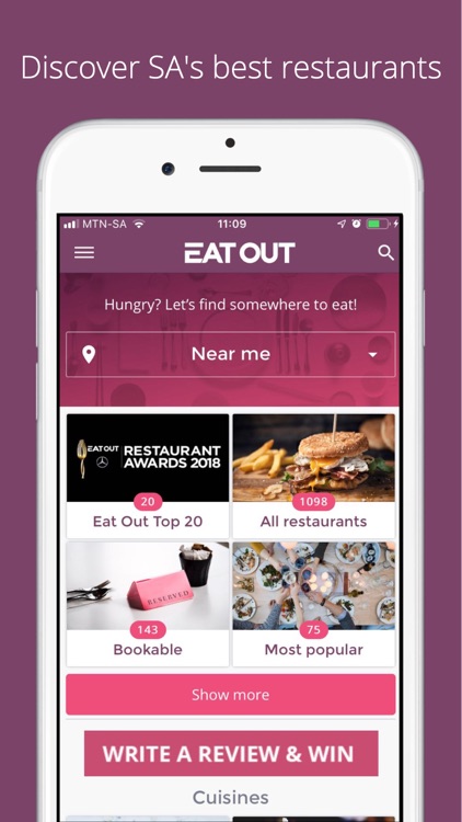 Eat Out - Restaurant Bookings